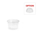 Coupe à dessert 200 ml en PET transaprent Ø90 mm (1000 unités par carton) Cosmoplast