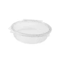 Barquette ovale 200 ml en PET transparent Cosmoplast (500 unités par carton)