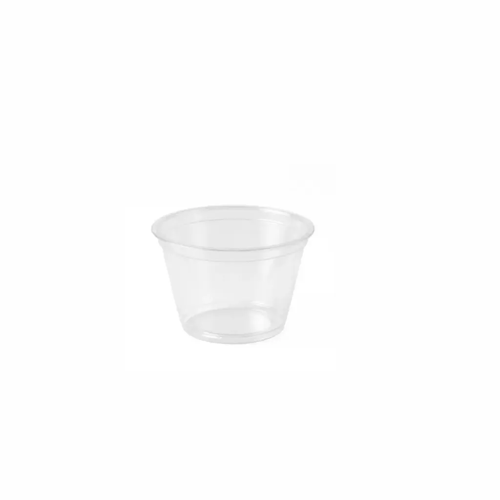 Sauce container ronde 60 ml sans couvercle Ø61MM Cosmoplast(2000 unités/ carton) (20 Sachets /Carton) ( 64 cartons par palette)