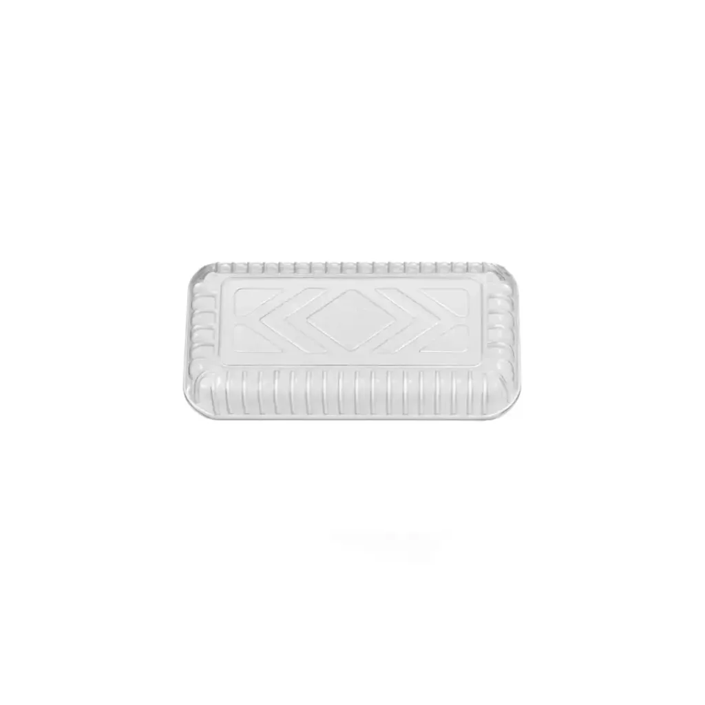 Couvercle micro-ondable pour barquette rectangulaire 765ml en PP Cosmoplast ( 250 unités par carton)