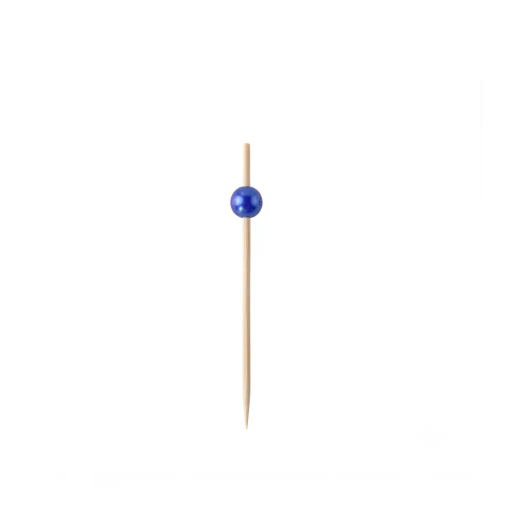 [PIQUE_437-22_BOULE_BLEUE] PIQUE en bois BOULE BLEUE 437-22 ( 1 unité de vente = sac de 100 pièces) ou (100 sacs par carton)