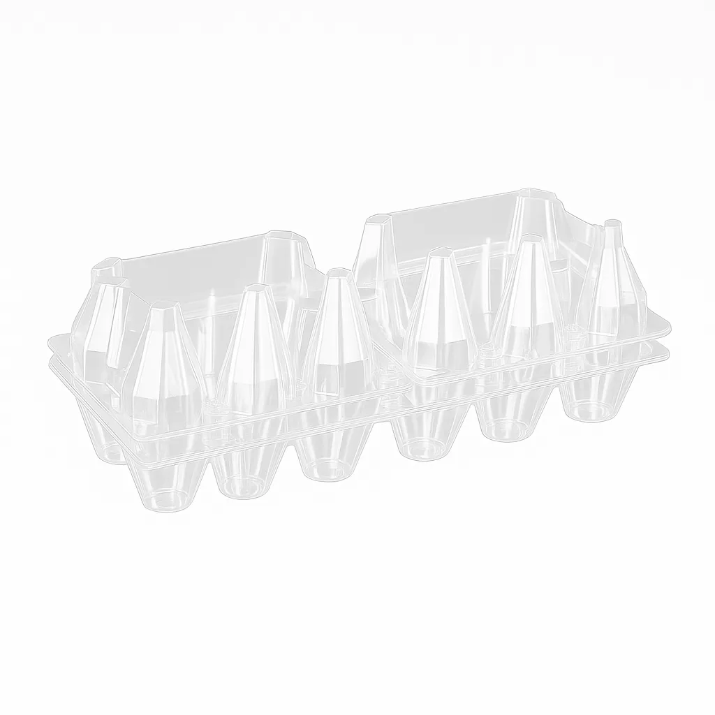 Emballage en plastique transparente pour 15 Oeufs ELTRON ( 400 unités par carton )
