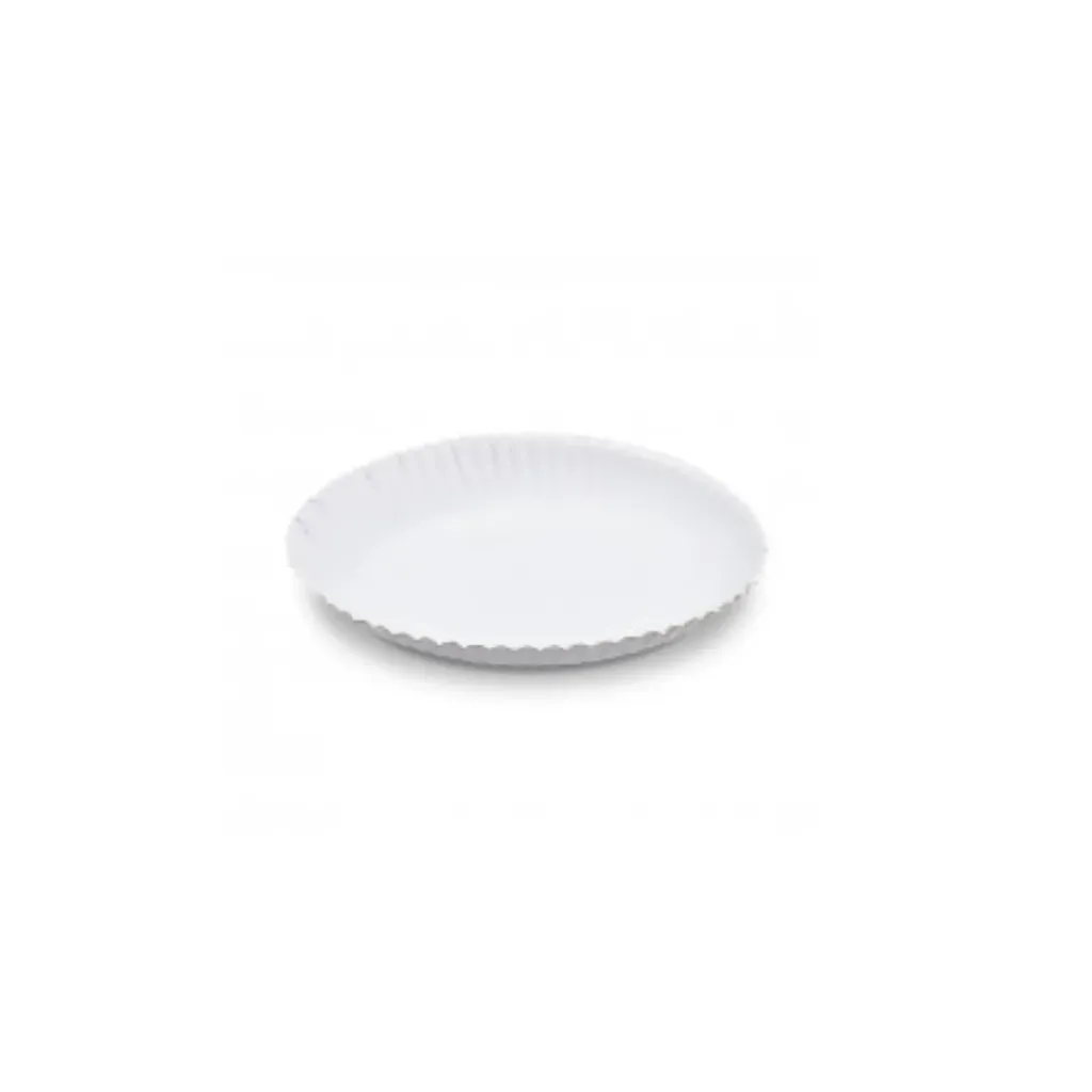 ASSIETTE JUNIOR Ø12CM BLANC QUICK (1 unité de vente = sac de 20 pièces) (100 unités de vente par carton) ATTESTATION SANITAIRE 2025/212 EA/810/24