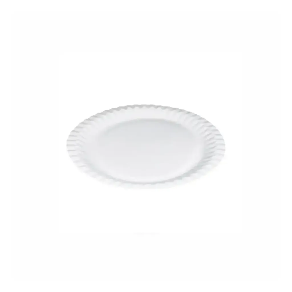 Assiette MM Ø18 cm blanc Quick (1 unité de vente = sac de 20 pièces) (75 unités de vente par carton)