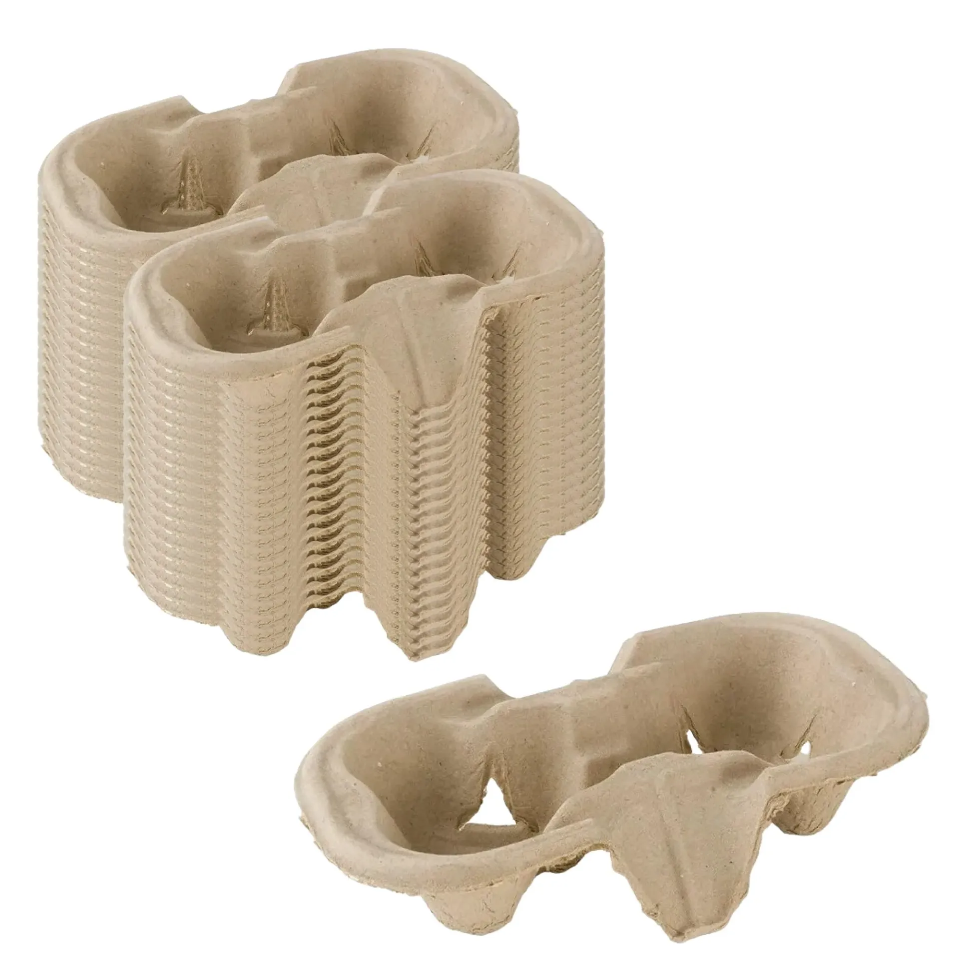 Porte Gobelets sécable en 2 (640 porte gobelets de 2)(42 cartons / palette)