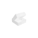 Boîte gâteau 15 x 15 x 7 cm en kraft blanc neutre non imprimé (25 unités * 20 sacs)  (500 unités par carton) UNI