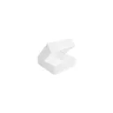 Boîte gâteau 13 x 13 cm en kraft blanc neutre non imprimé (25 unités * 20 sacs)(500 unités par carton) UNI
