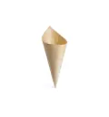VERRINE CONIQUE EN BOIS 45*90MM REF 50062 (100 PCS par Boite) (12 boites par carton) PLUS