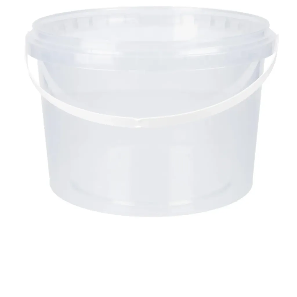 SEAU ROND INJECTION EN PP TRANSPARENT 5L E050LTRP XP (100unités/sac ) XP