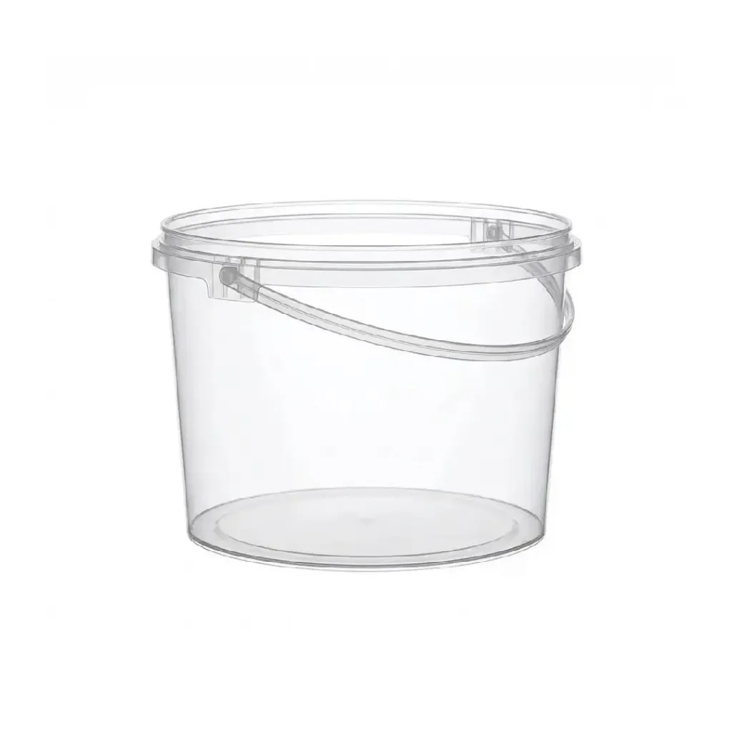Seau rond injection en PP transparent 5L E050LTRP XP (100 unités par sac ) XP