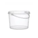 Seau rond injection en PP transparent 5L E050LTRP XP (100 unités par sac ) XP