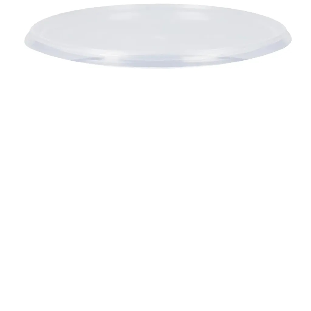 COUVERCLE ROND INJECTION EN PP TRANSPARENT POUR SEAU 5 L CV050LT XP ( 100 unités /carton)