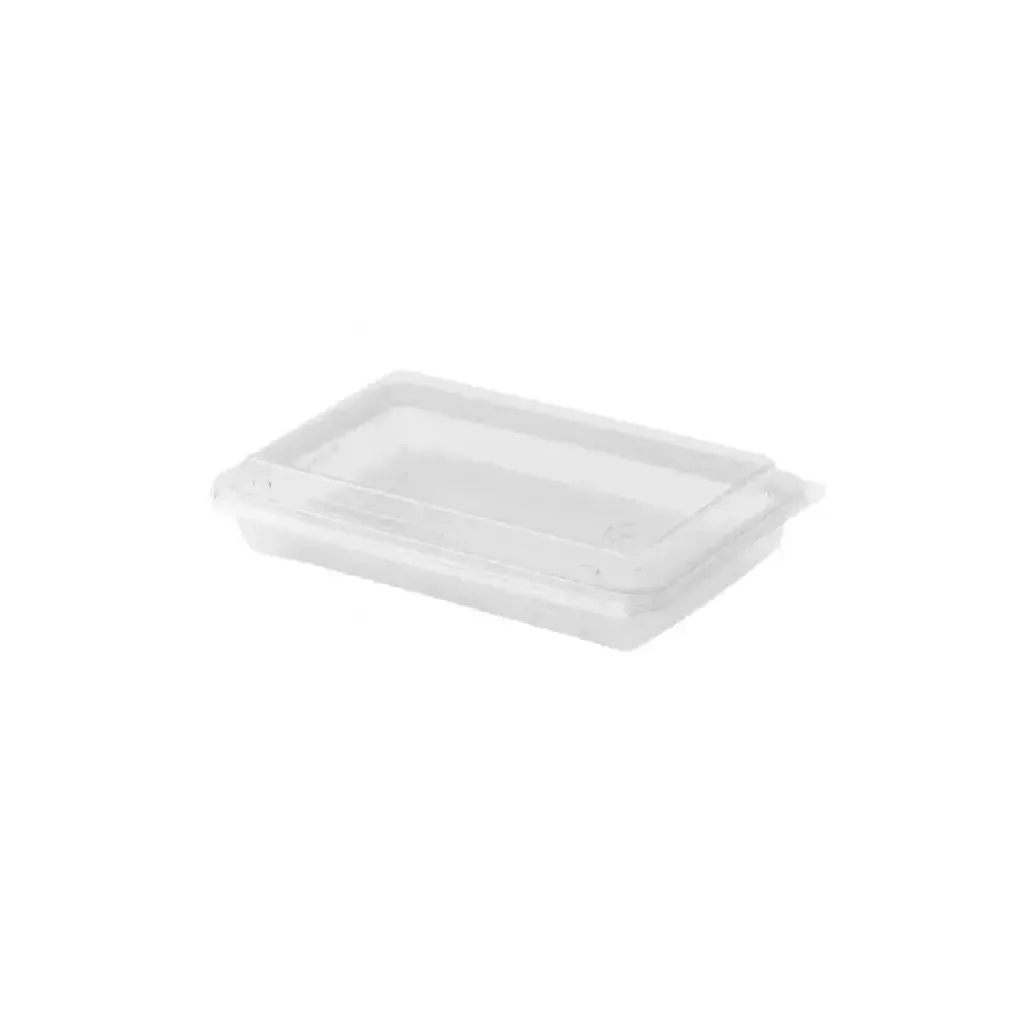 Boite rectangulaire  avec couvercle charniere 375 ml (300 unités par carton) Eq otk 375 LIMERA