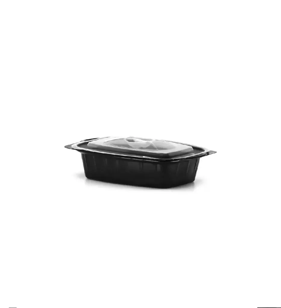 [5119_DIPACK] Barquette rectangulaire micro-ondable osyk 500 ml avec couvercle LID 5122 DIPACK ( 50 unités x 6 sacs)(300 pièces par carton)