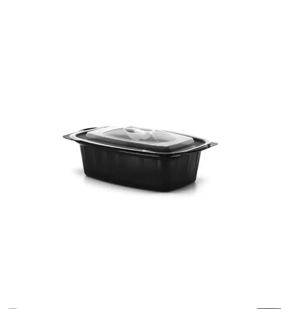 [5120_DIPACK] Barquette rectangulaire micro-ondable osyk 750 ml avec couvercle LID 5122 DIPACK ( 50 unités x 6 sacs)(300 pièces par carton)