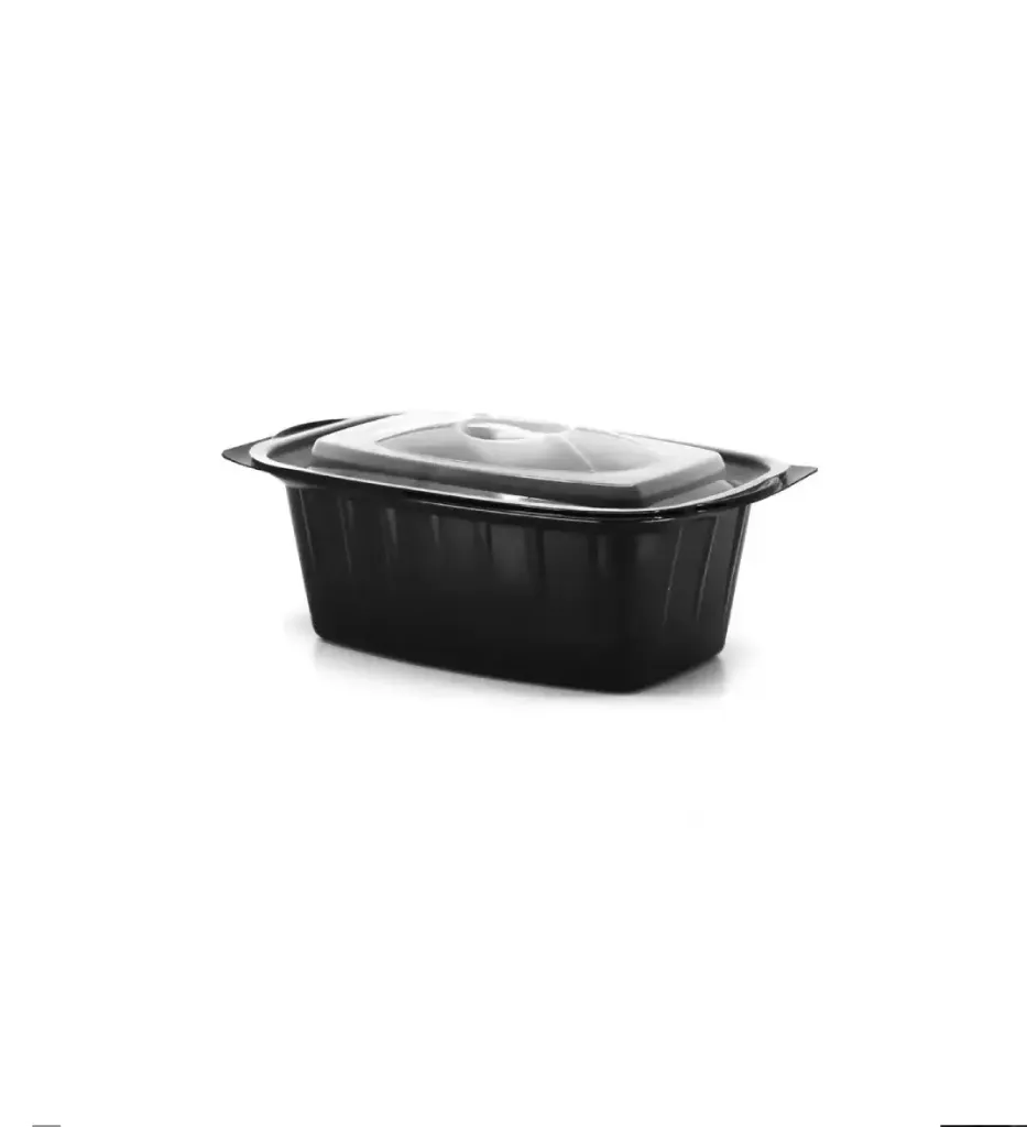 [5121_DIPACK] Barquette rectangulaire micro-ondable osyk 1000 ml avec couvercle LID 5122 DIPACK  ( 50 unités x 6 sacs) (300 pièces par carton)