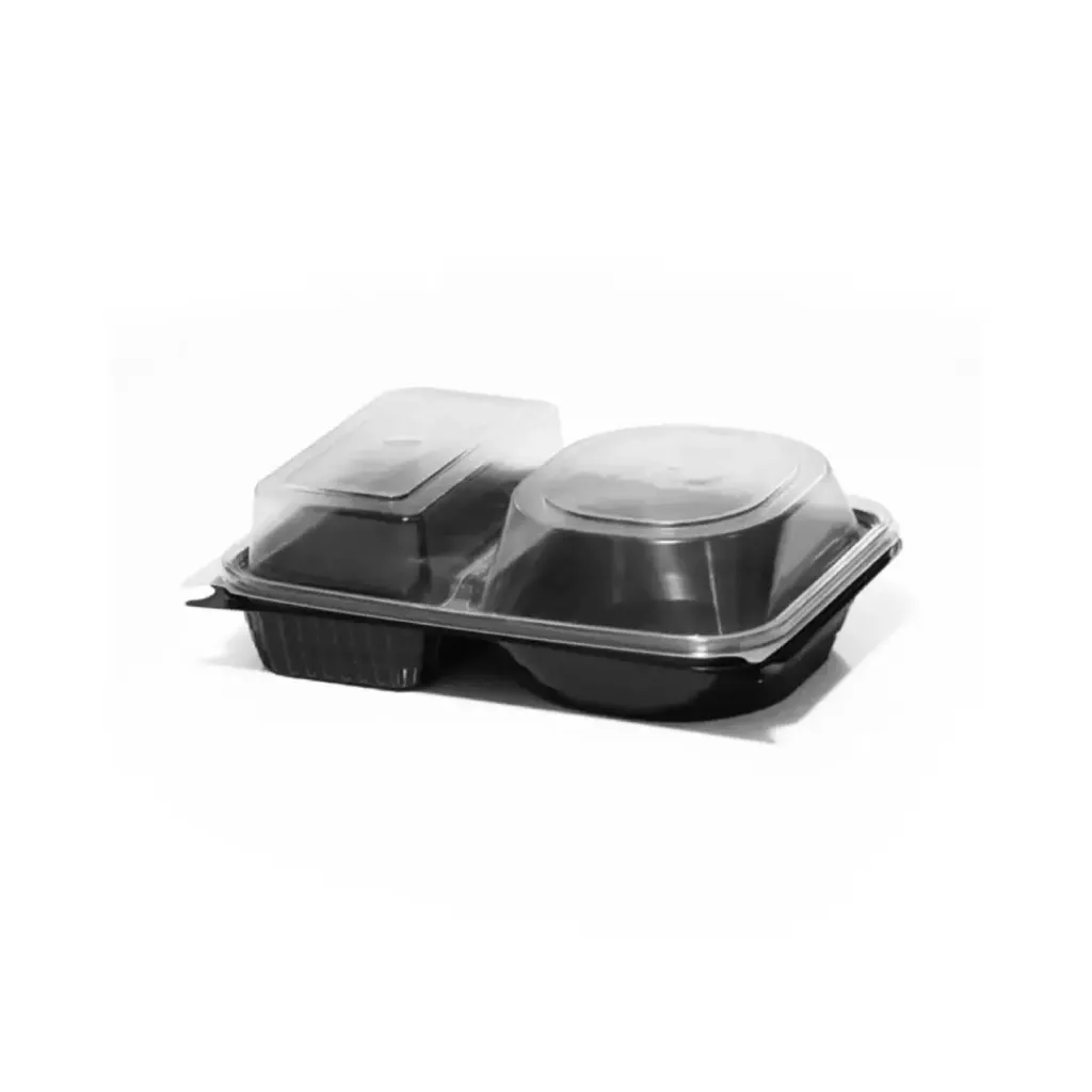 Lunch box micro-ondable avec couvercle 5124 DIPACK burger box ( 50 unités x 4 sacs)(200 unités par carton)